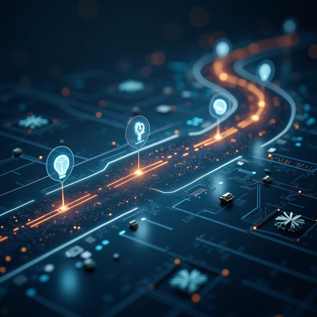 Detaillierte Roadmap für erfolgreiche Unternehmensgründung mit Meilensteinen, Checklisten und wichtigen Entscheidungspunkten